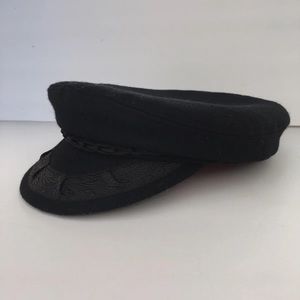 Authentic Greek Fisherman Black Wool Cap